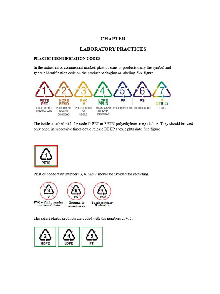 Understanding Plastic Identification Codes | PDF | Plastic | Polystyrene