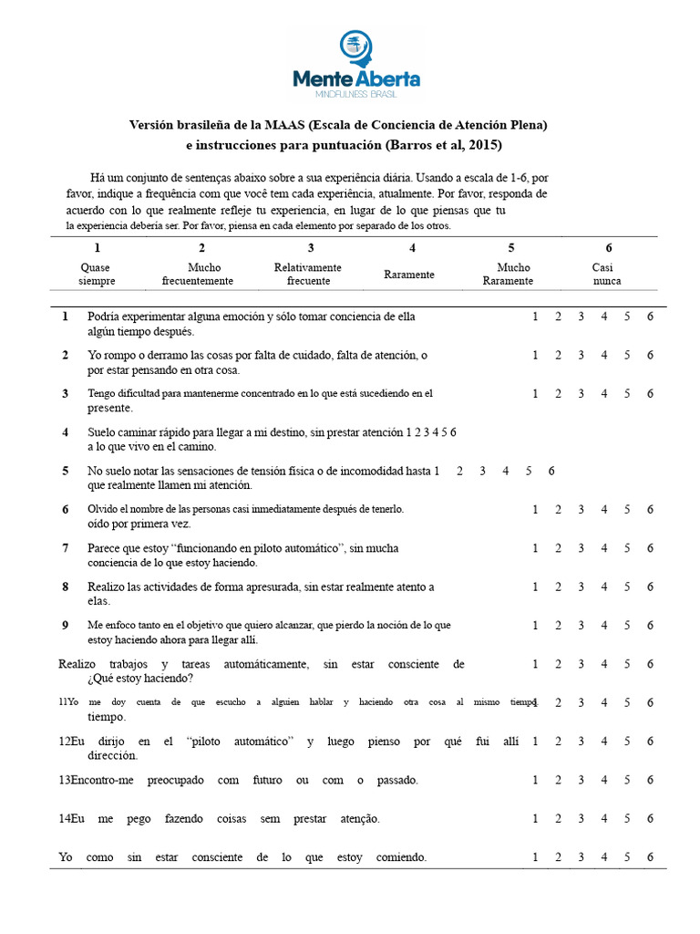 Maas | PDF | Experiencia | Cognición