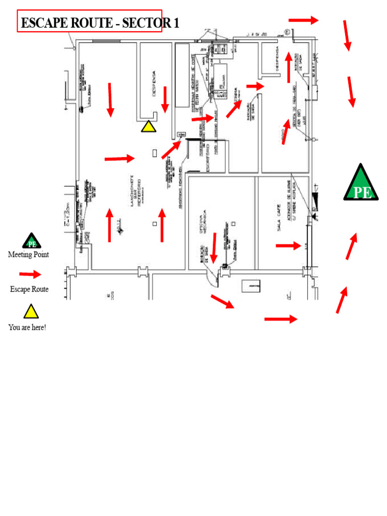 Escape Route Model | PDF