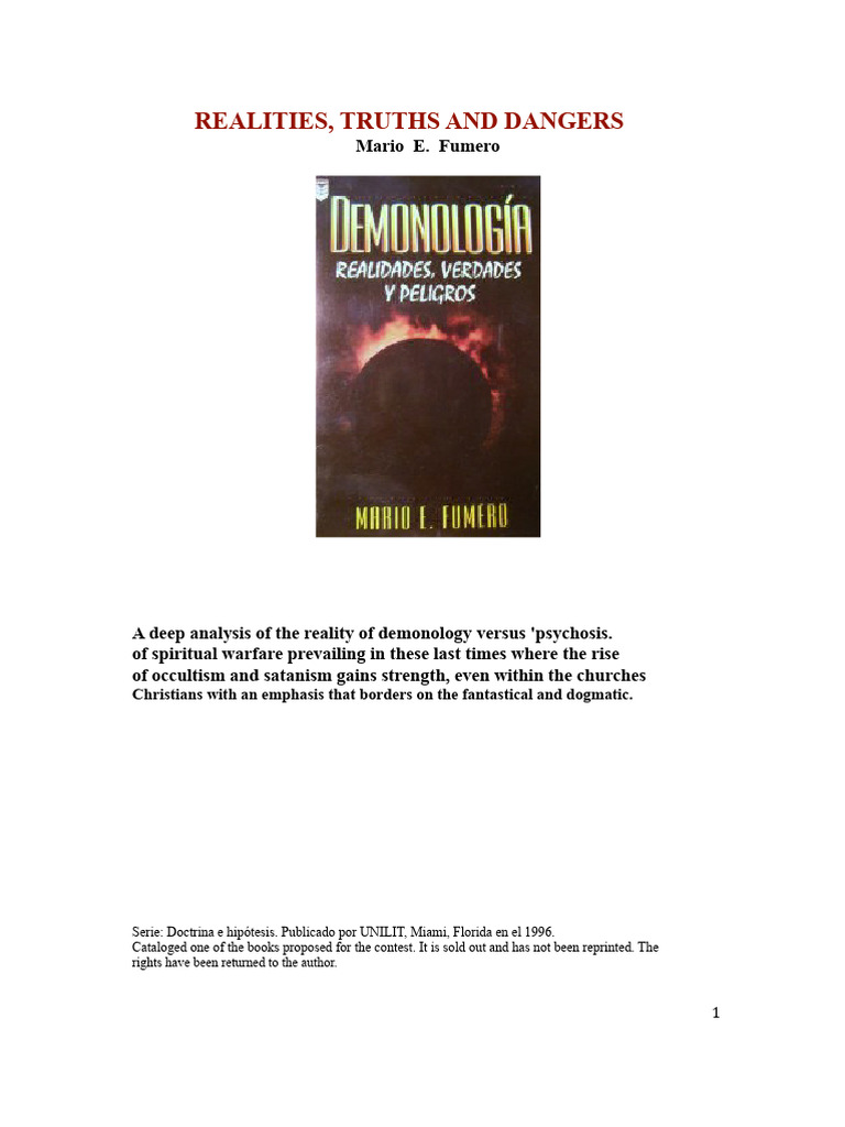 Biblical Demonology | PDF | Demons | Fallen Angels
