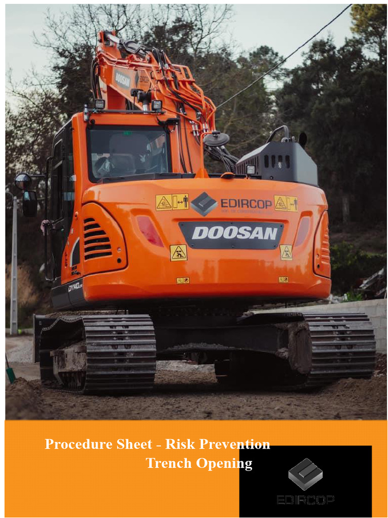 Procedures - Opening a Trench | PDF | Personal Protective Equipment ...