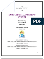 Knowledge Management System: A Case Study ON