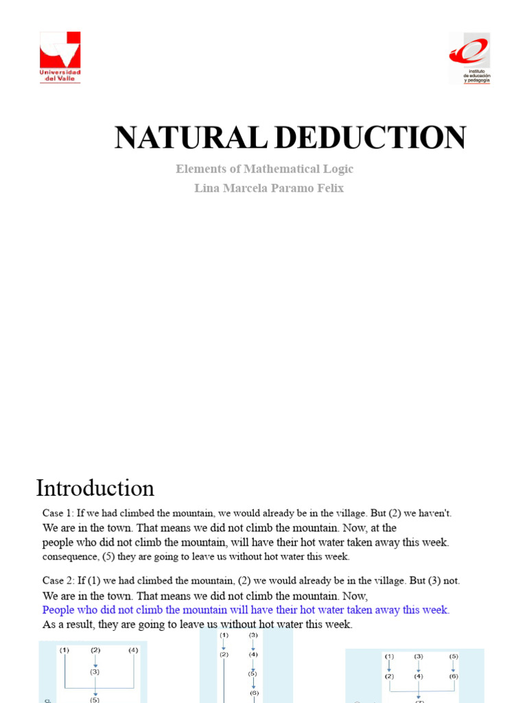 Exercises solved by natural deduction | PDF | Deductive Reasoning | Logic