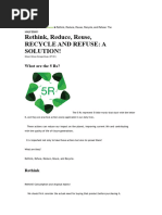 Understanding the 5R Recycling Concept | PDF | Reuse | Recycling