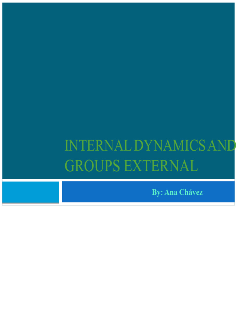 Understanding Group Dynamics and Behavior | PDF