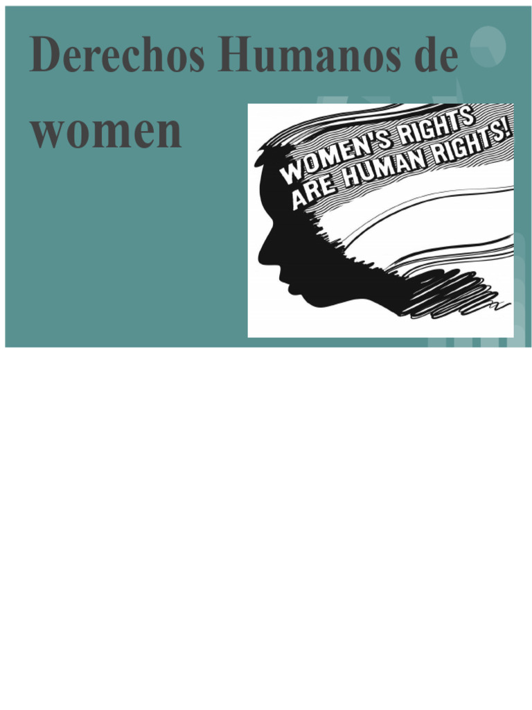 Derechos Humanos de Las Mujeres | PDF | Violación | Estudios de género