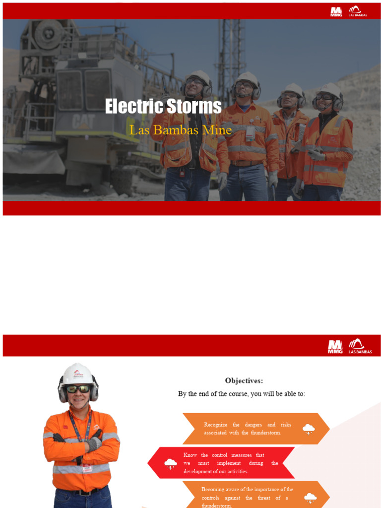 Thunderstorm Safety at Las Bambas Mine | PDF | Lightning | Thunderstorm