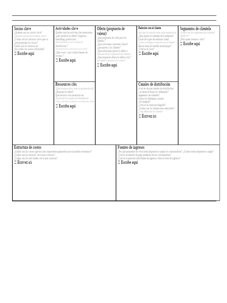 451412171-Modelo-de-Negocio-Canvas-español-word-1-docx | PDF ...