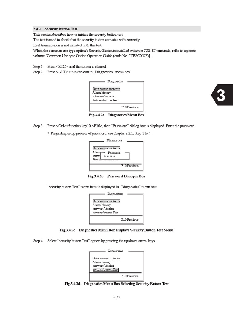 Security Button Test Procedure Guide | PDF | Menu (Computing) | Button ...