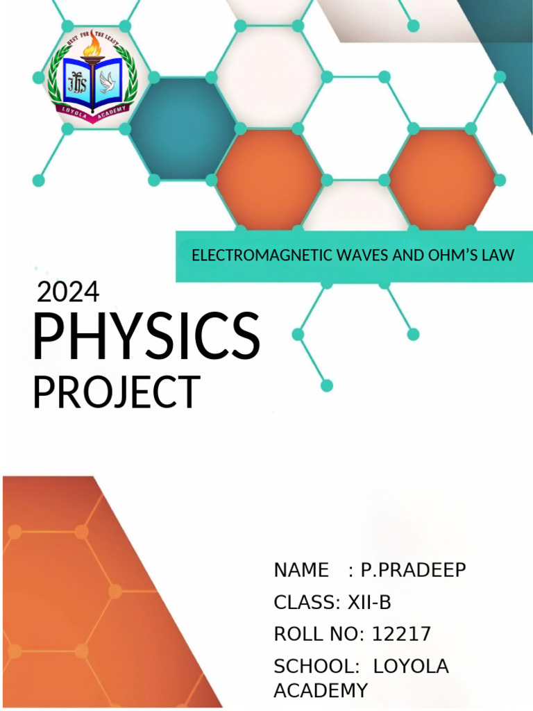 Electromagnetic Waves & Ohm's Law Project | PDF
