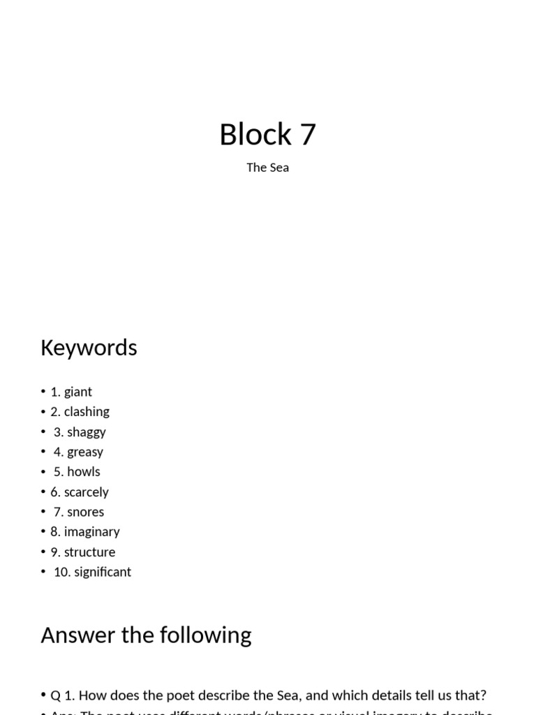 Block 7 | PDF