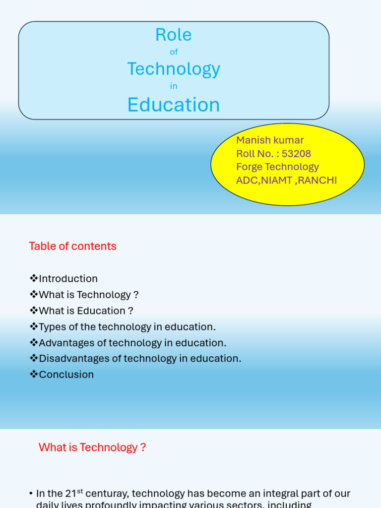 Impact of Technology on Education | PDF | Learning | Collaboration
