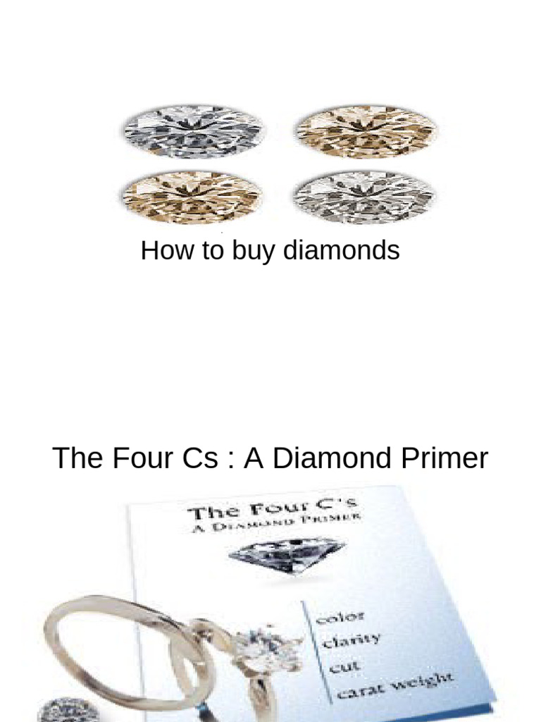 Guide to Buying Diamonds: The Four Cs | PDF