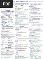 Python 3.2 Reference Card