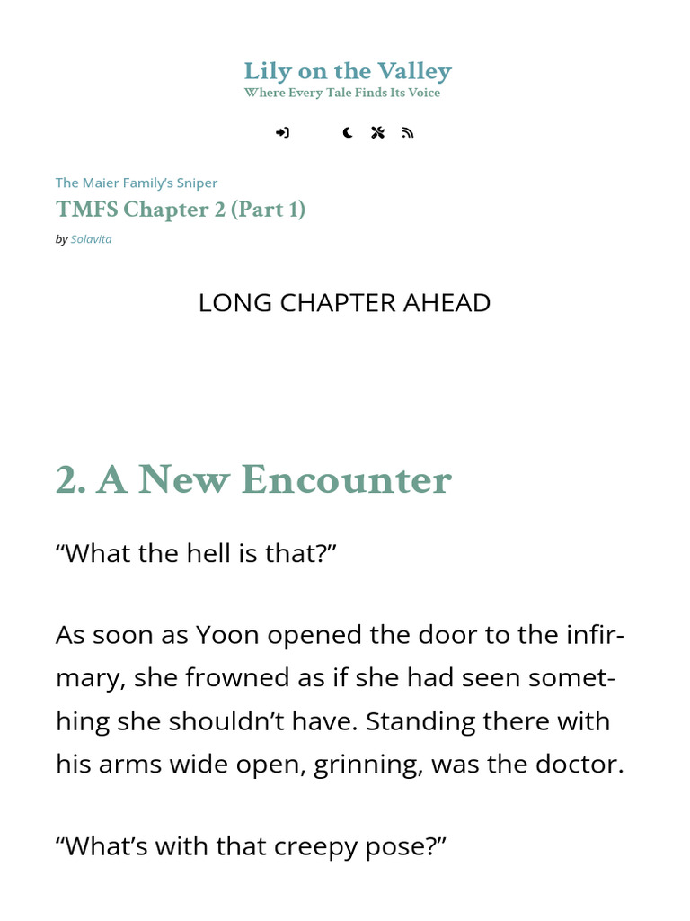 TMFS Chapter 2 (Part 1) - Lily On The Valley | PDF