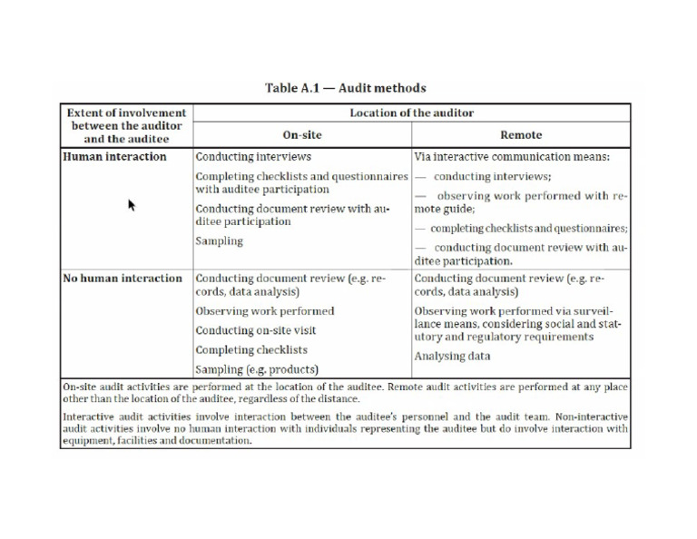Audit Methods | PDF