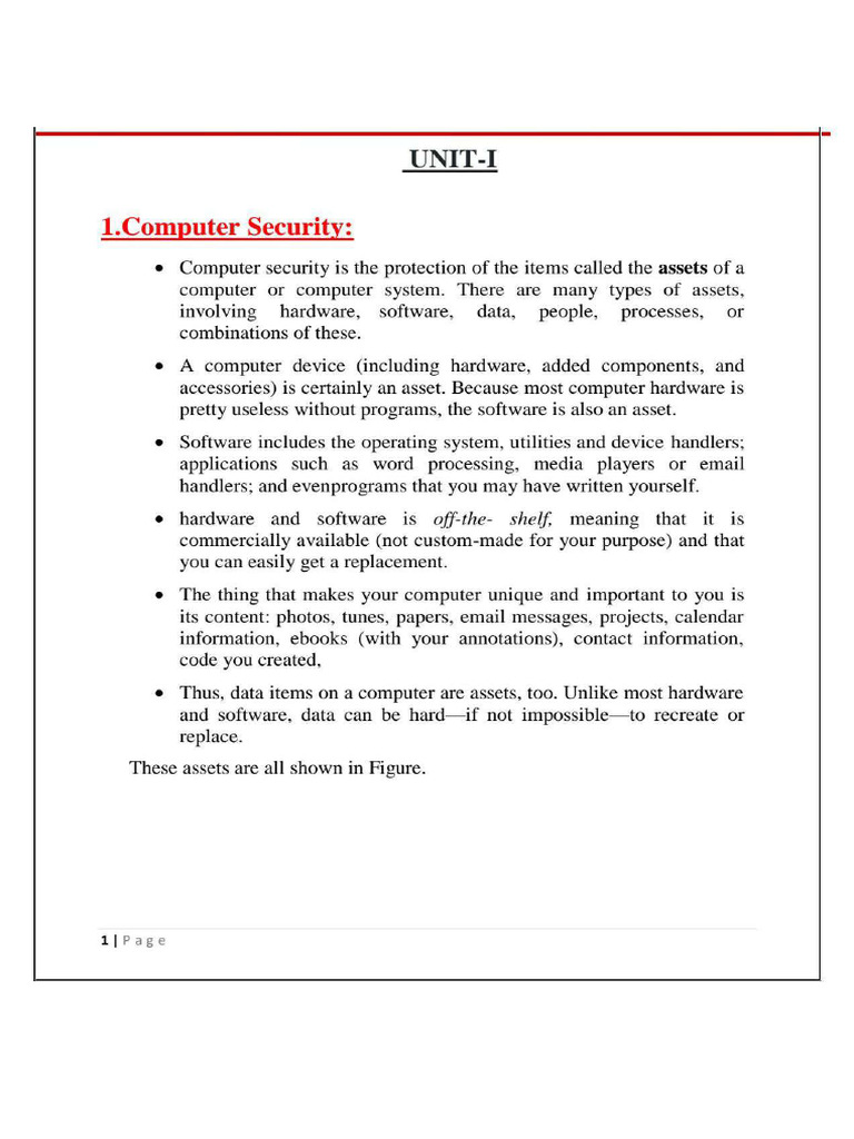 Computer Security Notes | PDF