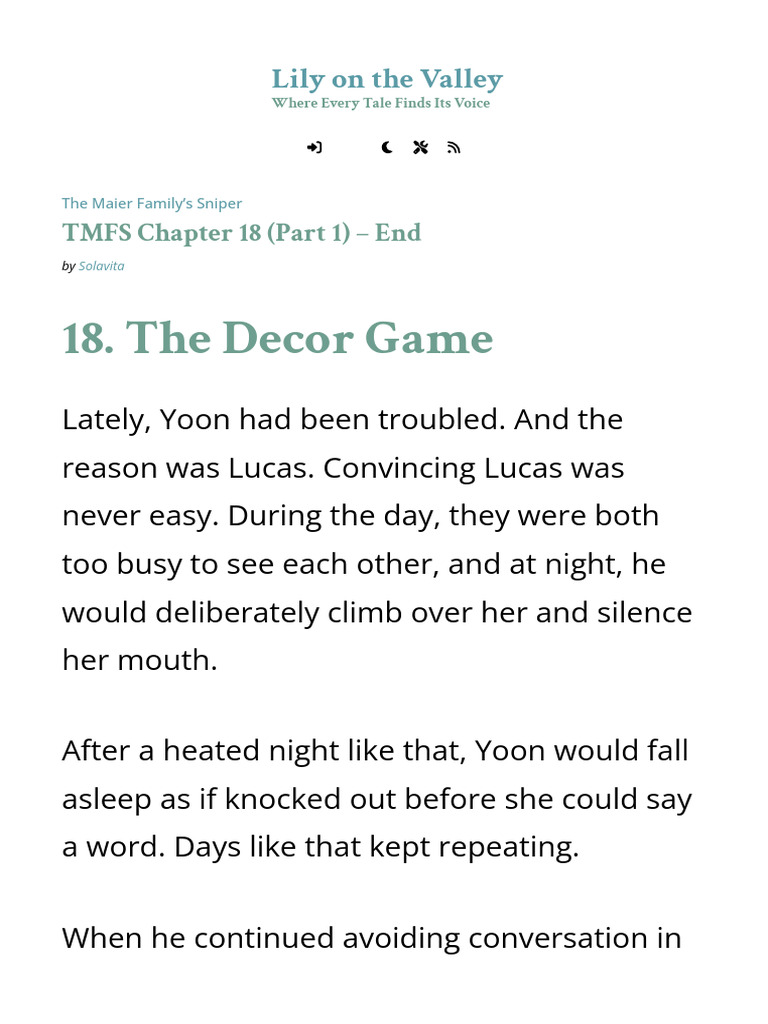 TMFS Chapter 18 (Part 1) – End – Lily on the Valley | PDF