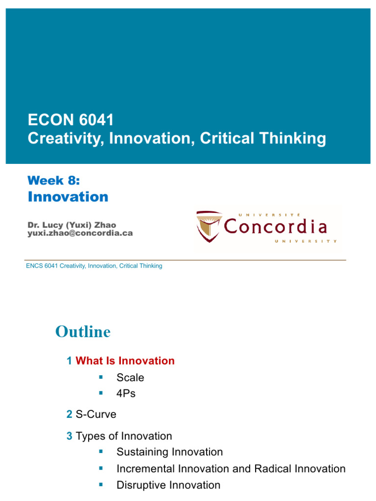 Innovation and Creativity in Business | PDF | Innovation | Market ...