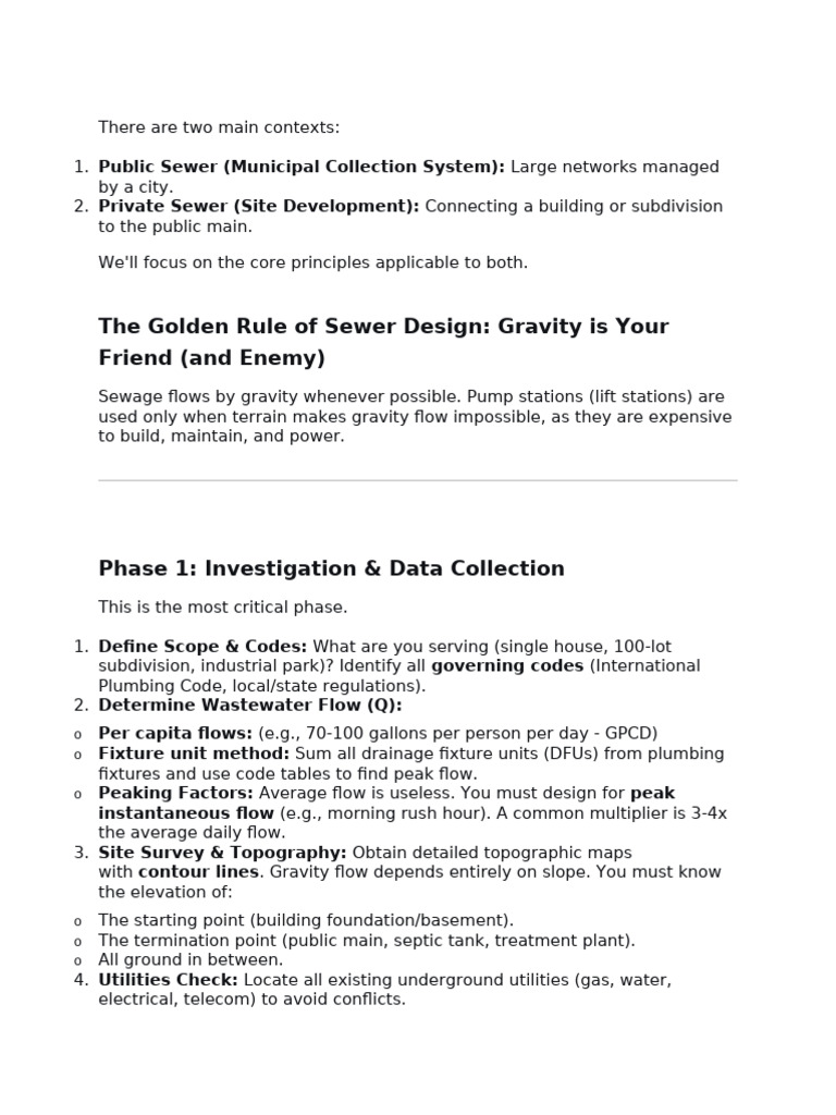 Sewer Private | PDF | Sanitary Sewer | Environmental Engineering
