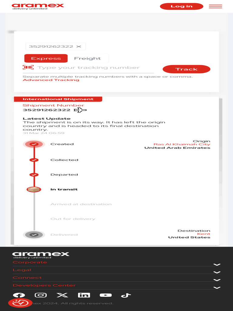 Track Your Aramex Shipment Status | PDF