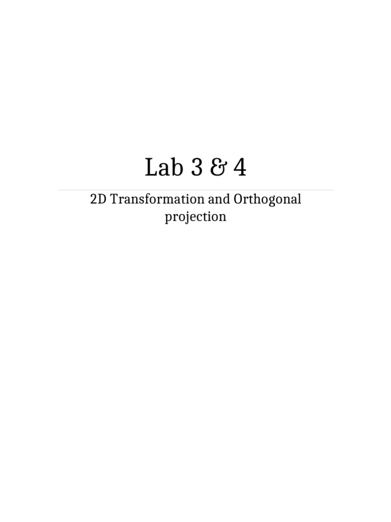 OpenGL 2D Transformations Guide | PDF | 2 D Computer Graphics ...