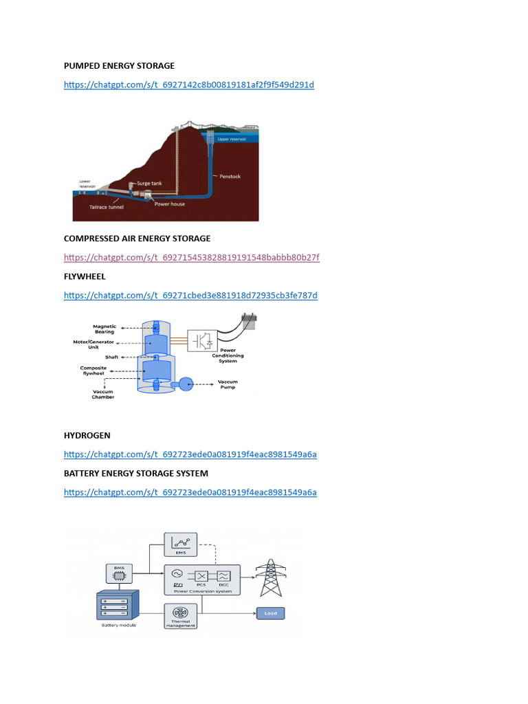Energy Storage Technologies Overview | PDF