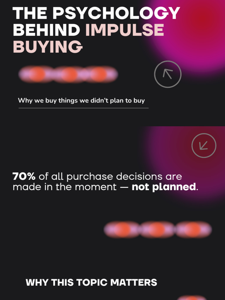 Understanding Impulse Buying Psychology | PDF | Impulsivity | Delayed ...