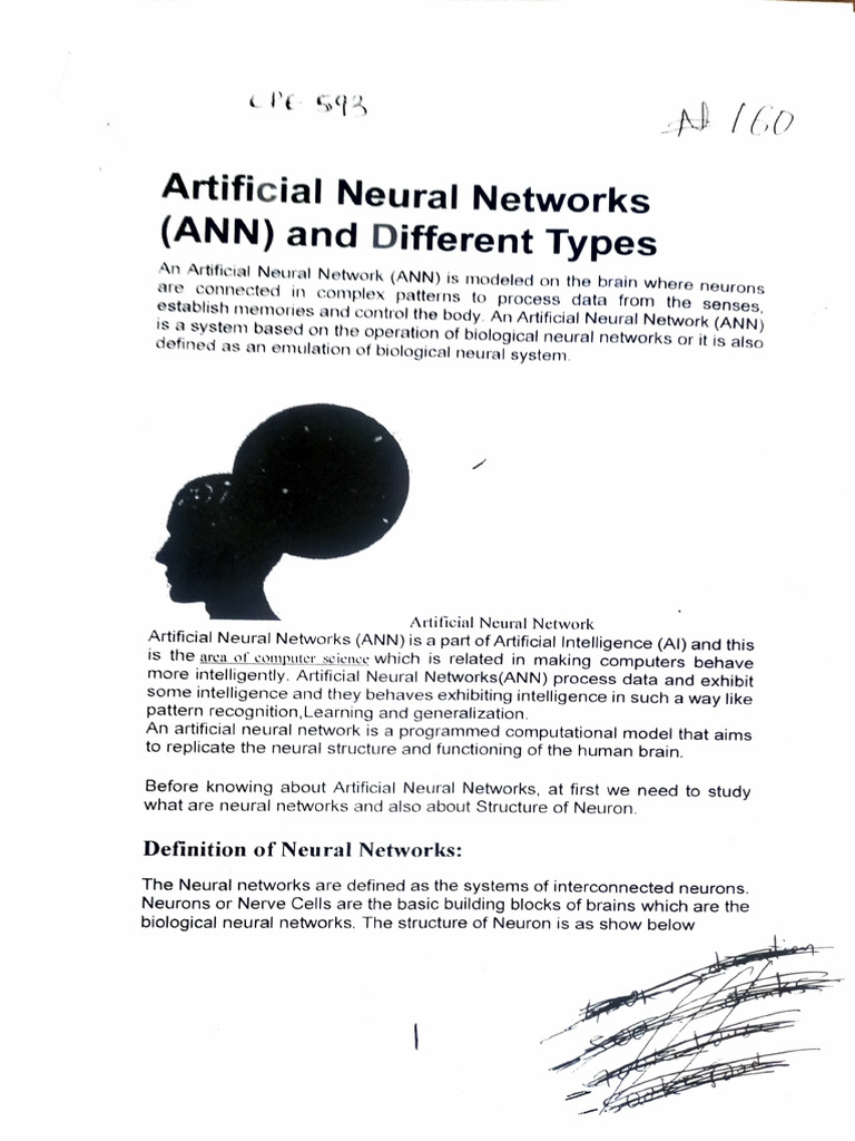 Types of Artificial Neural Networks Explained | PDF | Neuron | Nervous ...