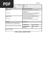 Year 4 English Lesson Plans by Miss Ash | PDF | Teachers | Learning