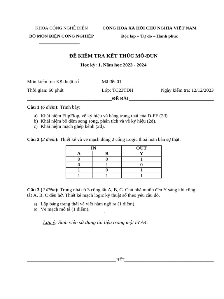 De KTS 1 TC | PDF