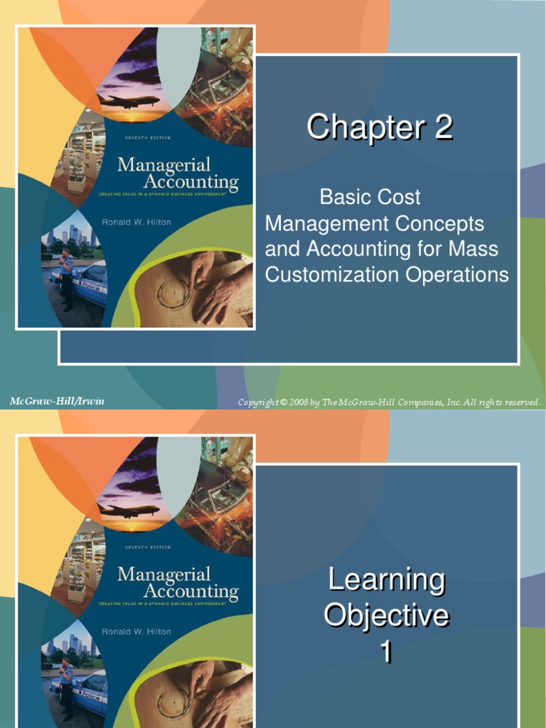 Basic Cost Management Concepts and Accounting For Mass Customization ...