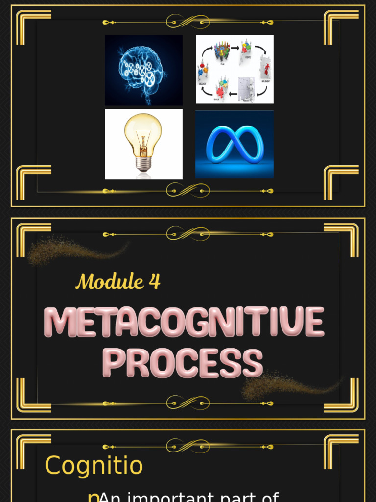 Understanding Metacognition and Strategies | PDF | Metacognition | Learning