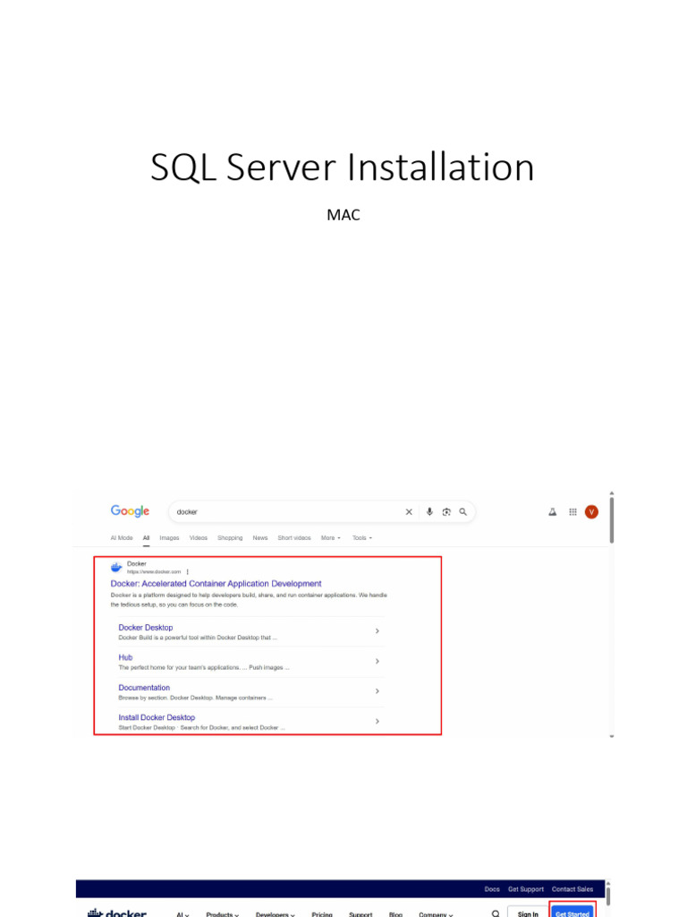 SQL Server Installation on Mac Guide | PDF