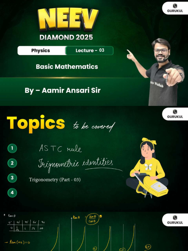 Basic Mathematics 03 Class Notes | PDF