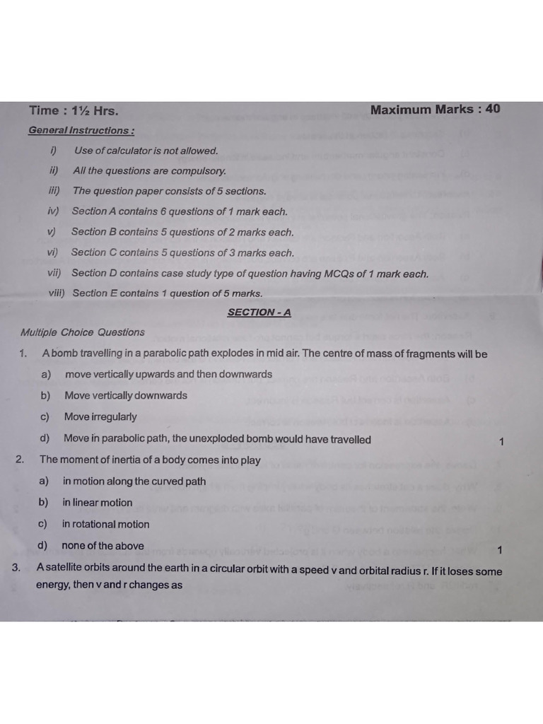 Practice Paper | PDF