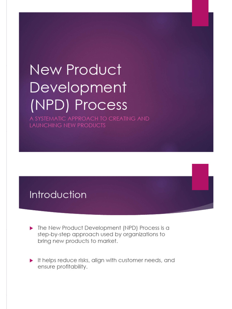 New Product Development Process Guide | PDF | New Product Development ...