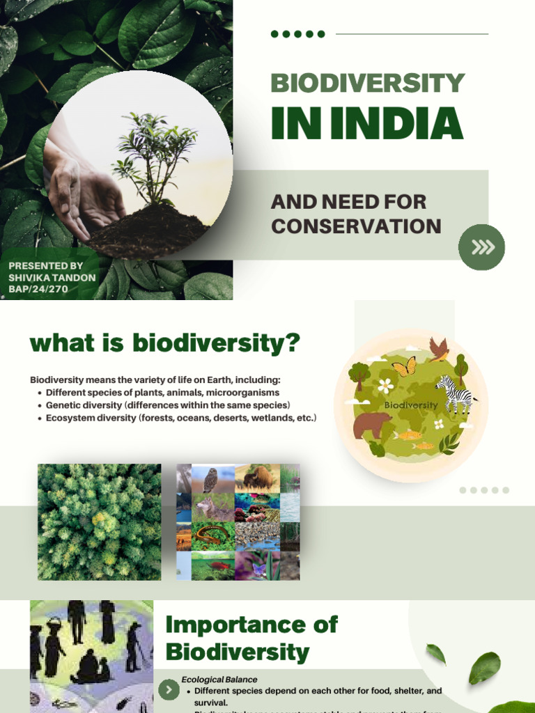 Biodiversity Conservation in India | PDF | Biodiversity | Conservation ...
