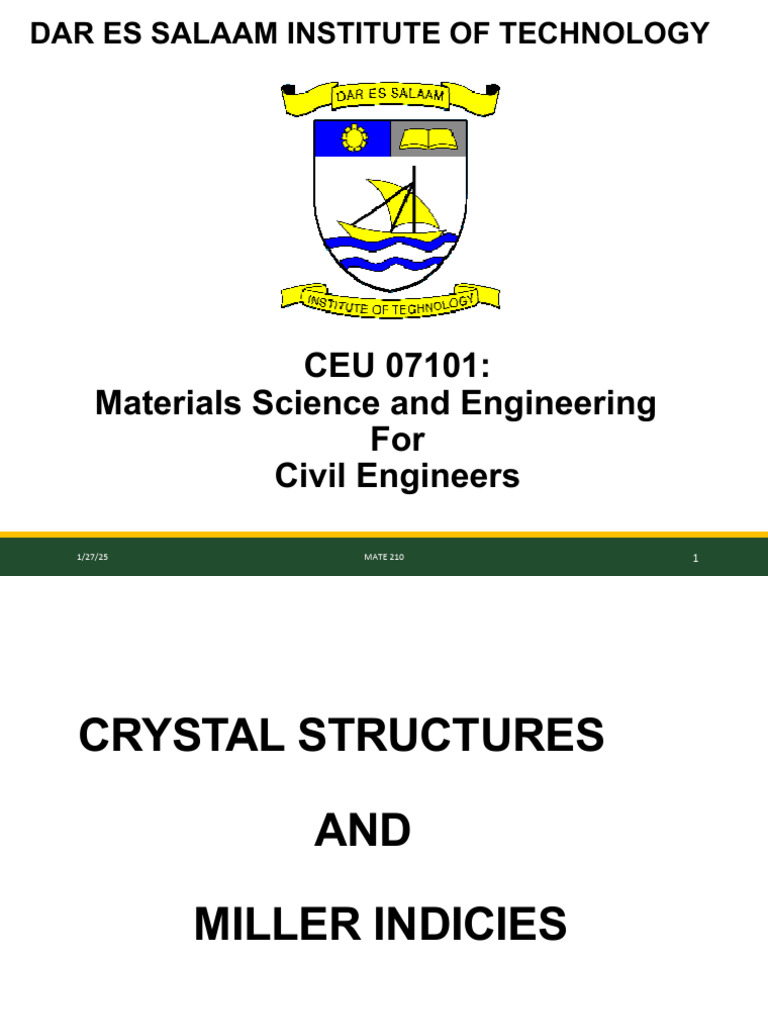 3-Crystal Structures and Miller Indicies | PDF | Crystal Structure ...