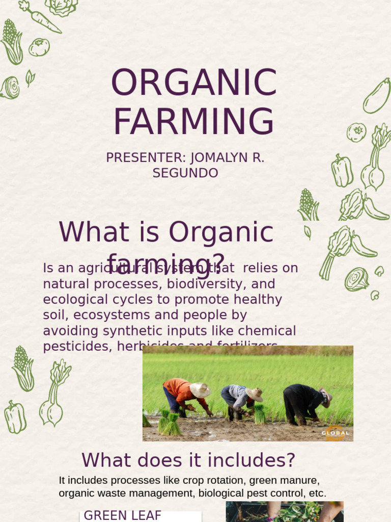 Understanding Organic Farming Practices | PDF | Agriculture | Organic ...