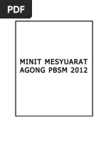 Minit Mesyuarat 12010 PBSM