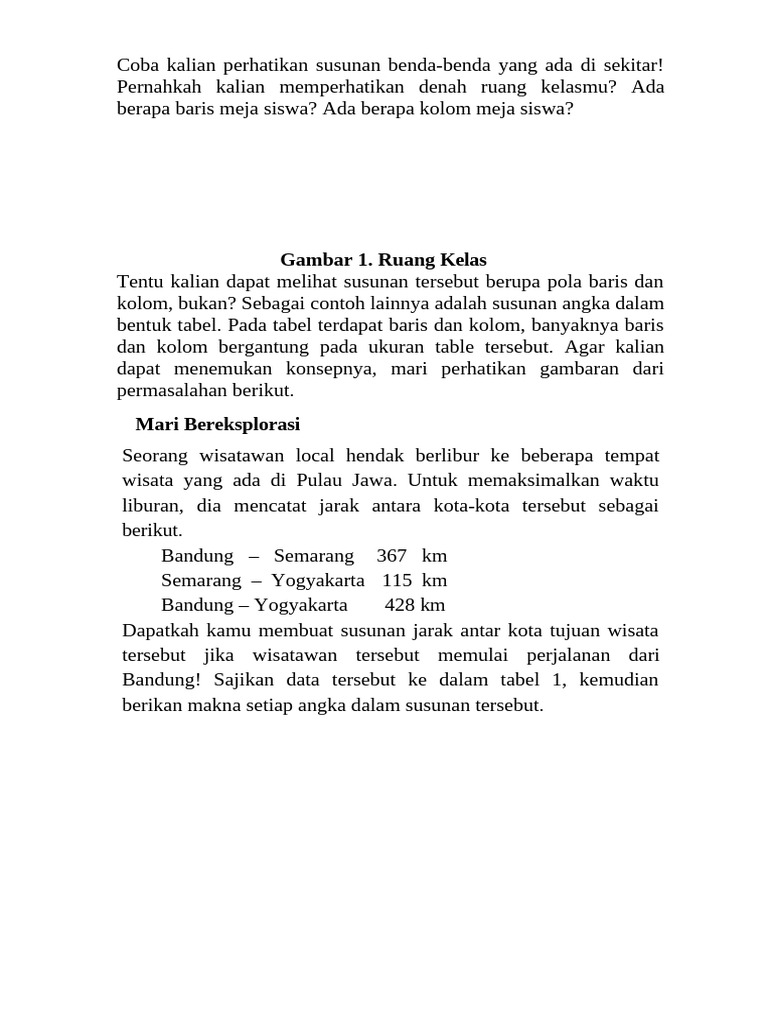 Konsep dan Jenis-Jenis Matriks | PDF