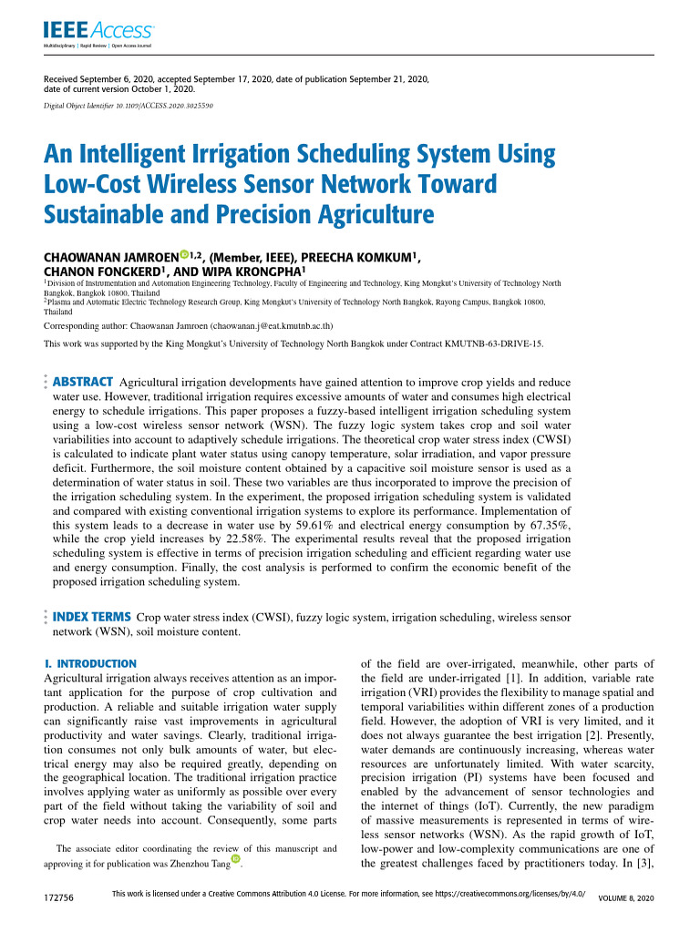 9. Jamroen et al. - 2020 - An intelligent irrigation scheduling system ...