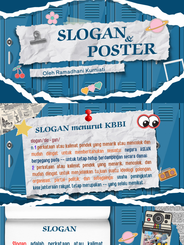 Ciri-Ciri Slogan dan Poster Efektif | PDF