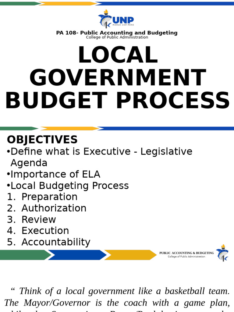 GRP 5. Local Budgetting Process Final 1 | PDF | Budget | Expense