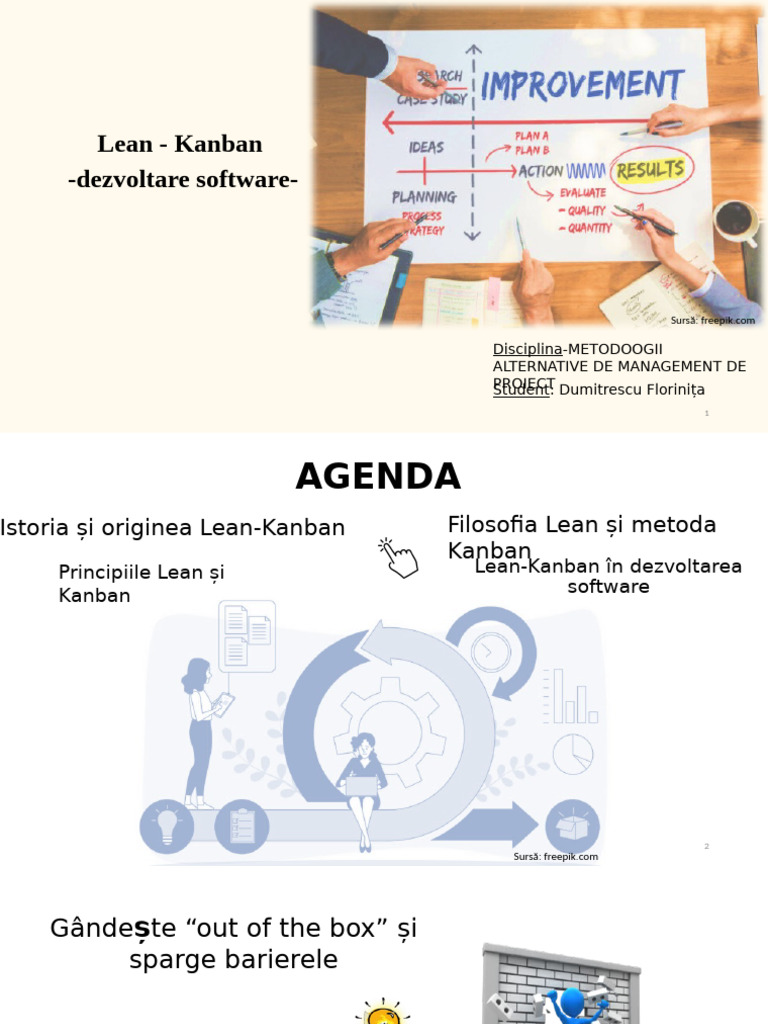 Lean - Kanban - Dezvoltare Software | PDF