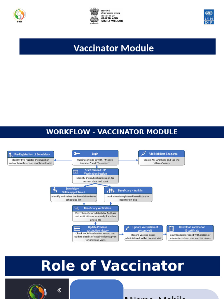 Vaccinator Module | PDF | Authentication | Access Control