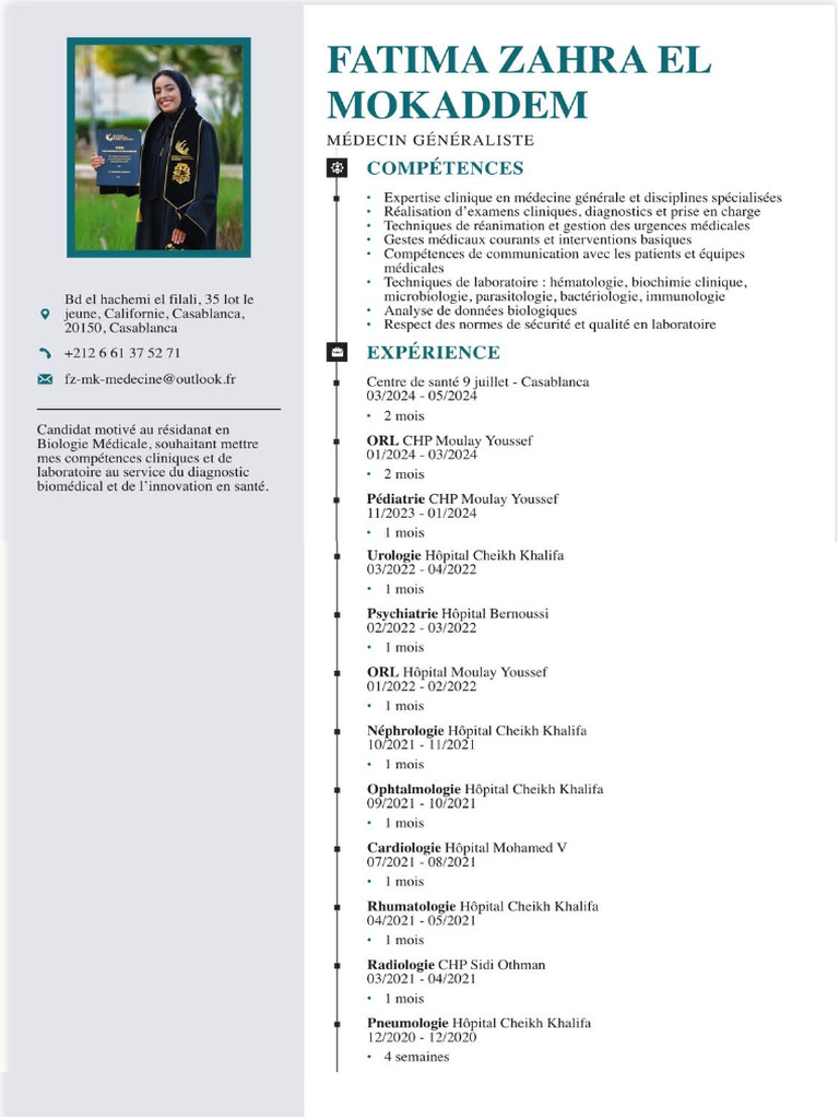 cv modifié 2 | PDF