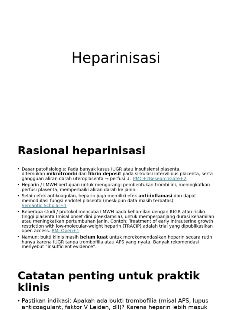 Heparin | PDF