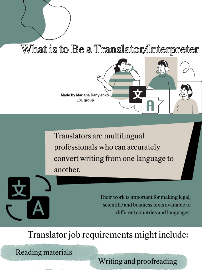 Understanding the Translator Role | PDF | Translations | Communication